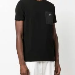 Karl Lagerfeld logo-plaque cotton T-shirt