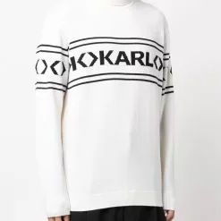 Karl Lagerfeld wool roll-neck jumper