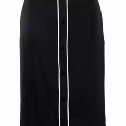 Karl Lagerfeld striped midi pencil skirt