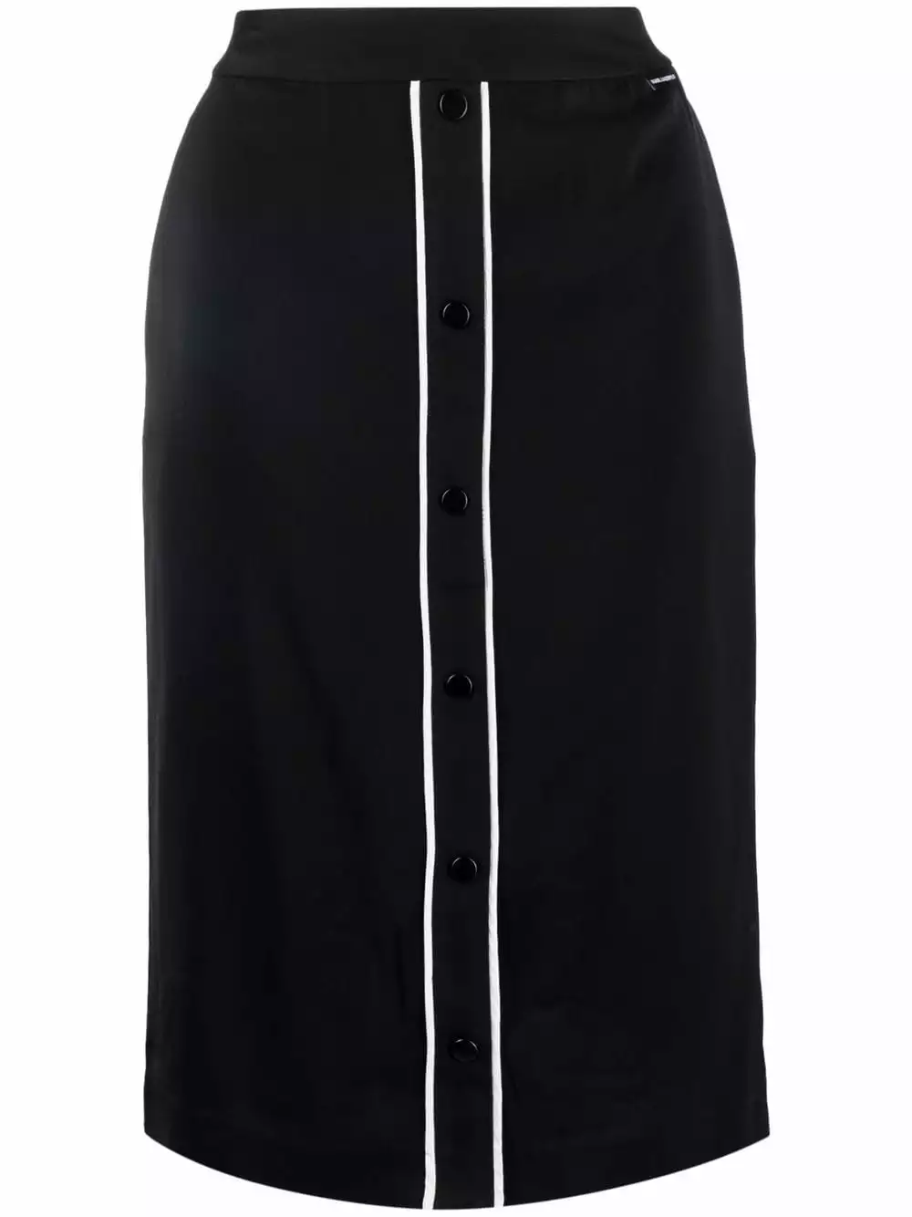 Karl Lagerfeld striped midi pencil skirt