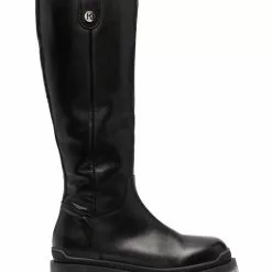 Karl Lagerfeld knee-length biker boots