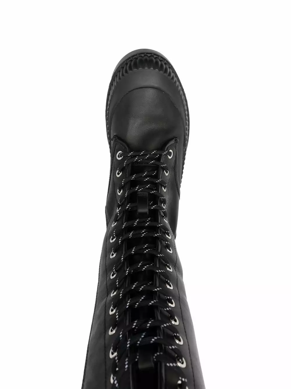 Karl Lagerfeld logo-print knee-length boots