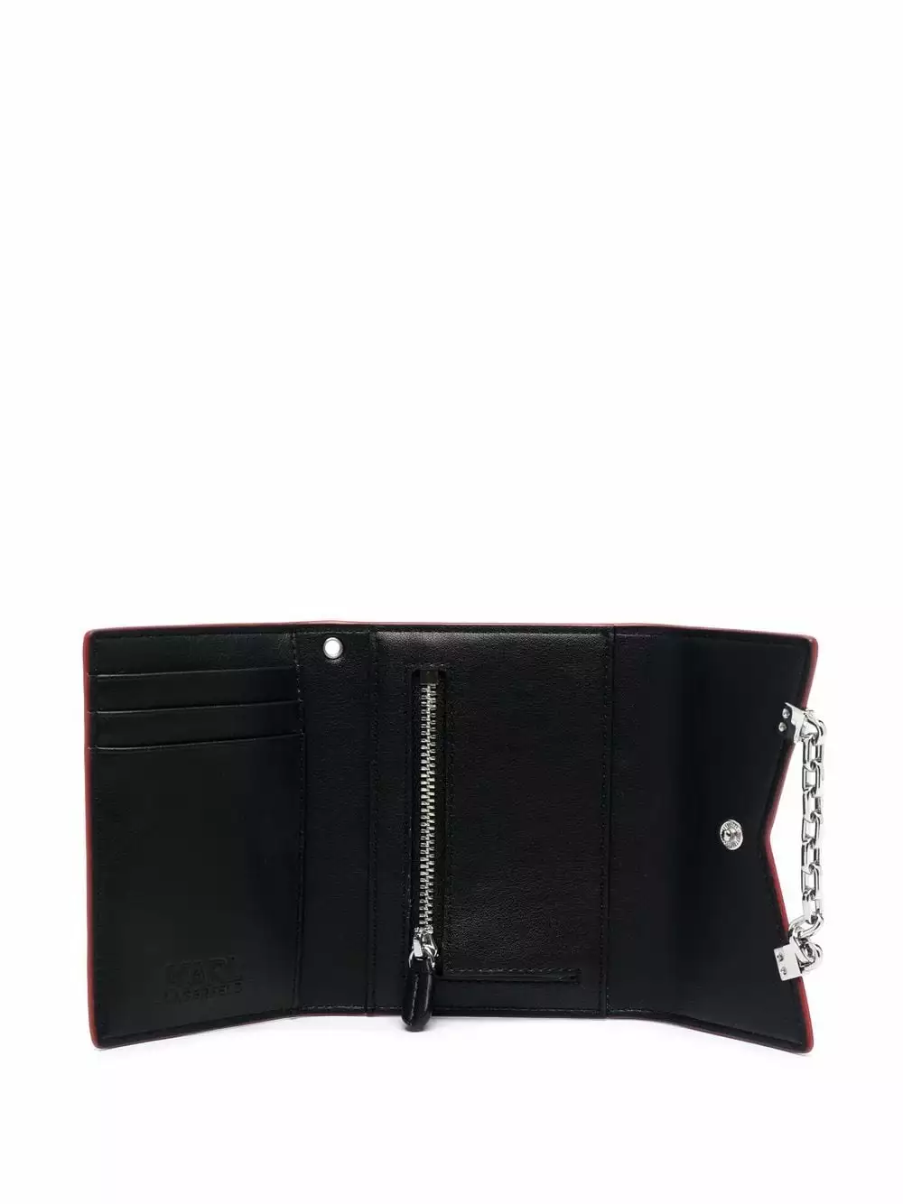 Karl Lagerfeld chain-link detail wallet