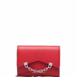 Karl Lagerfeld chain-link detail wallet