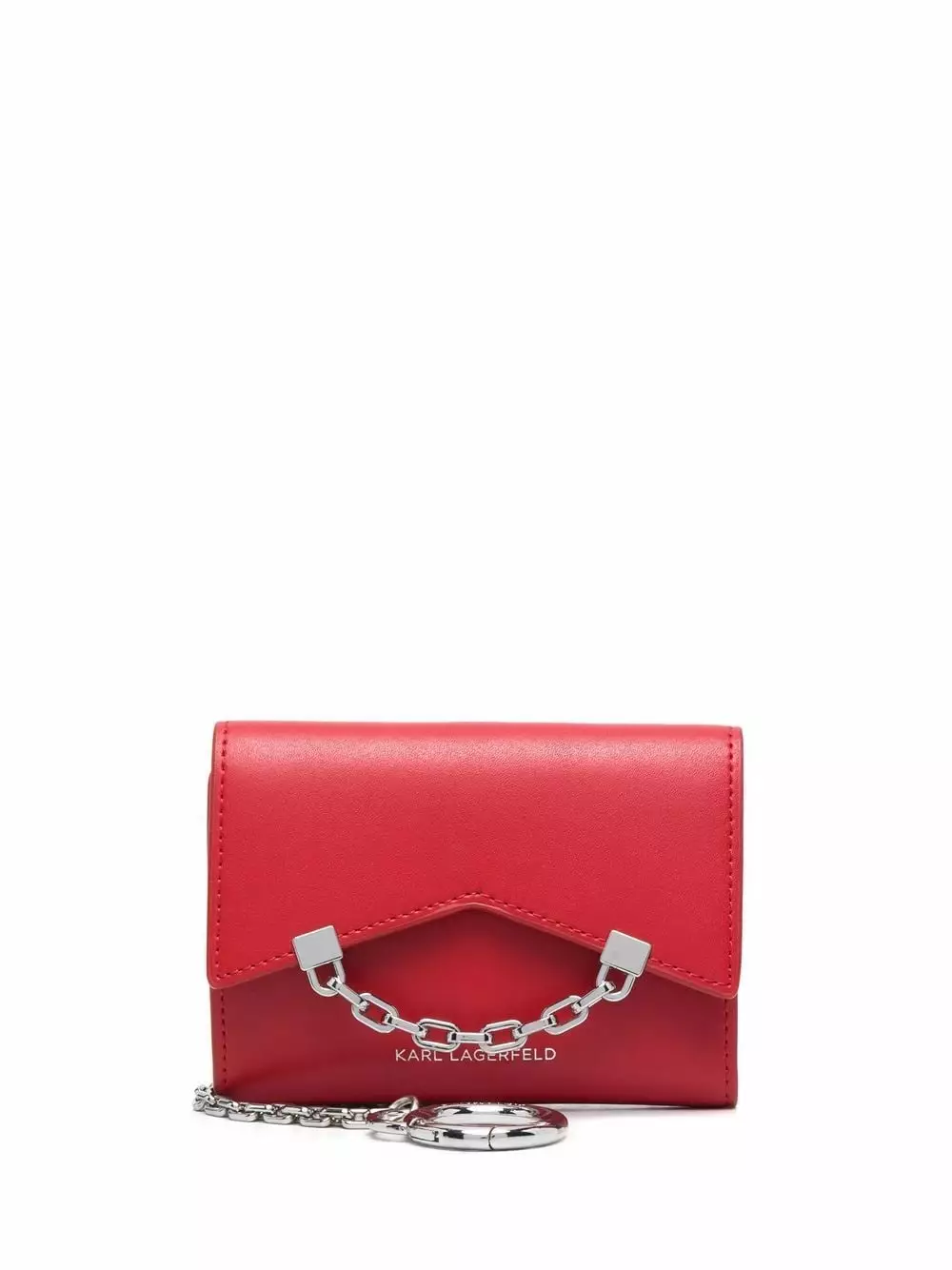 Karl Lagerfeld chain-link detail wallet