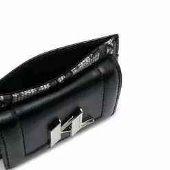 Karl Lagerfeld Saddle Monogram wallet