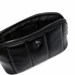 Karl Lagerfeld K/Ikonic quilted make up bag