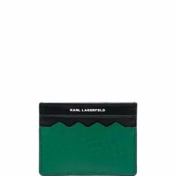 Karl Lagerfeld Karlimals crocodile-effect wallet