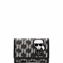 Karl Lagerfeld K/Ikonic monogram wallet
