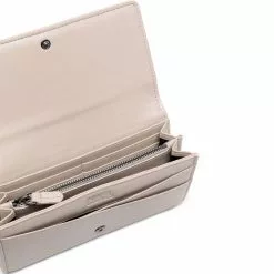 Karl Lagerfeld K/Kushion pleat detail wallet