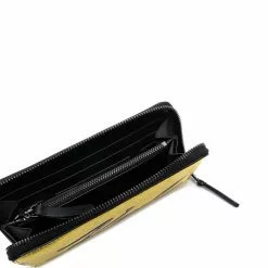 Karl Lagerfeld K/Signature metallic wallet