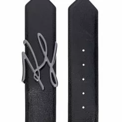Karl Lagerfeld K/Autograph grained belt
