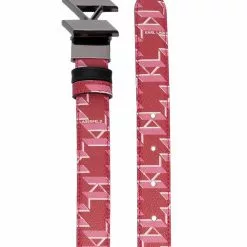 Karl Lagerfeld monogram reversible belt
