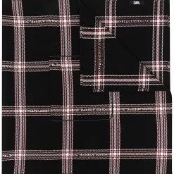 Karl Lagerfeld checked pattern poncho