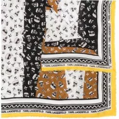 Karl Lagerfeld Ikonik print scarf