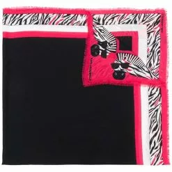 Karl Lagerfeld Karlimals monogram scarf