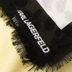 Karl Lagerfeld leopard print scarf