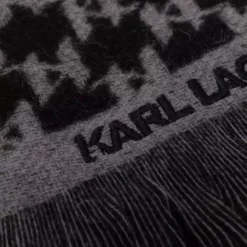 Karl Lagerfeld monogram woven scarf