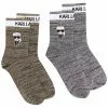Karl Lagerfeld K/Ikonik logo-embroidered socks pack