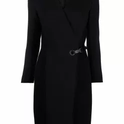 Karl Lagerfeld tailored wrap midi dress