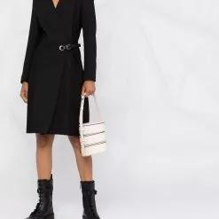 Karl Lagerfeld tailored wrap midi dress