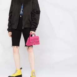 Karl Lagerfeld Ikonik print bomber jacket