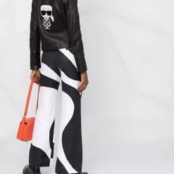 Karl Lagerfeld Ikonik Karl Monogram biker jacket