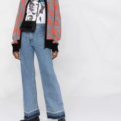 Karl Lagerfeld monogram jacquard cardigan