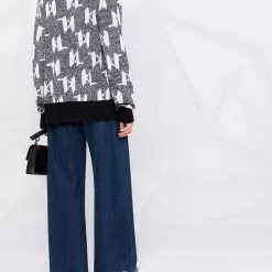 Karl Lagerfeld jacquard monogram cardigan