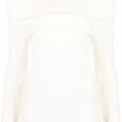 Karl Lagerfeld folded-neckline jumper