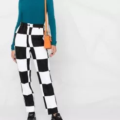 Karl Lagerfeld fine knit mock neck jumper