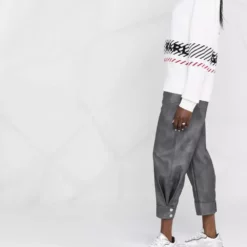 Karl Lagerfeld diagonal stripes jumper