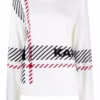 Karl Lagerfeld diagonal stripes jumper