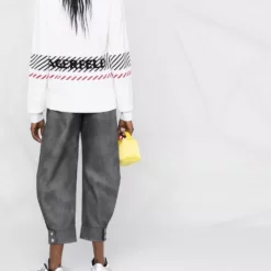 Karl Lagerfeld diagonal stripes jumper