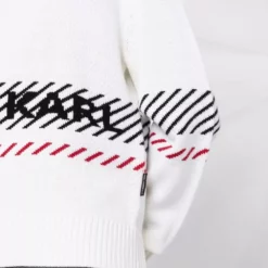 Karl Lagerfeld diagonal stripes jumper