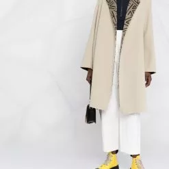 Karl Lagerfeld double-faced wool coat