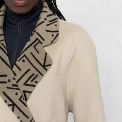 Karl Lagerfeld double-faced wool coat