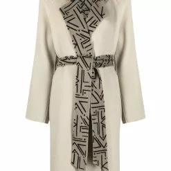 Karl Lagerfeld double-faced wool coat