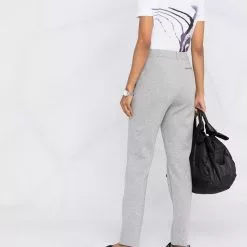 Karl Lagerfeld melange-effect track pants