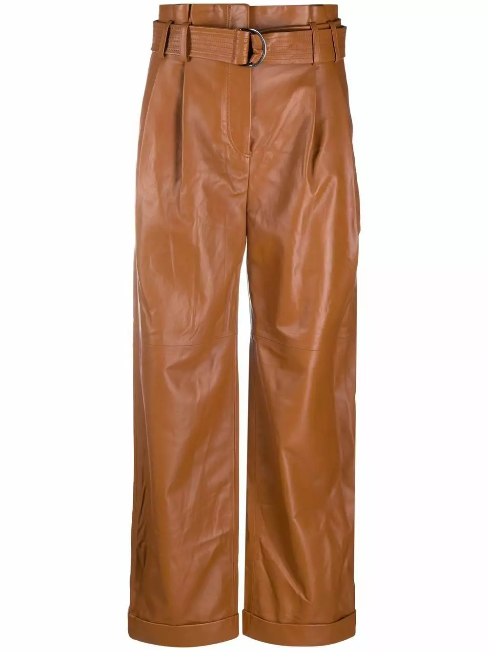 Karl Lagerfeld high waist leather trousers