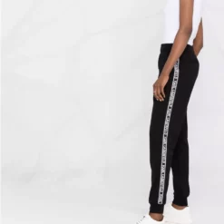 Karl Lagerfeld logo-tape track pants