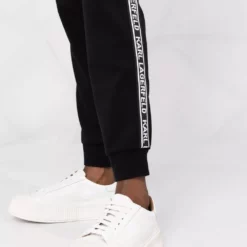 Karl Lagerfeld logo-tape track pants