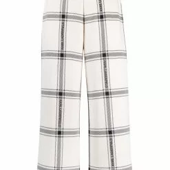 Karl Lagerfeld check-print track trousers
