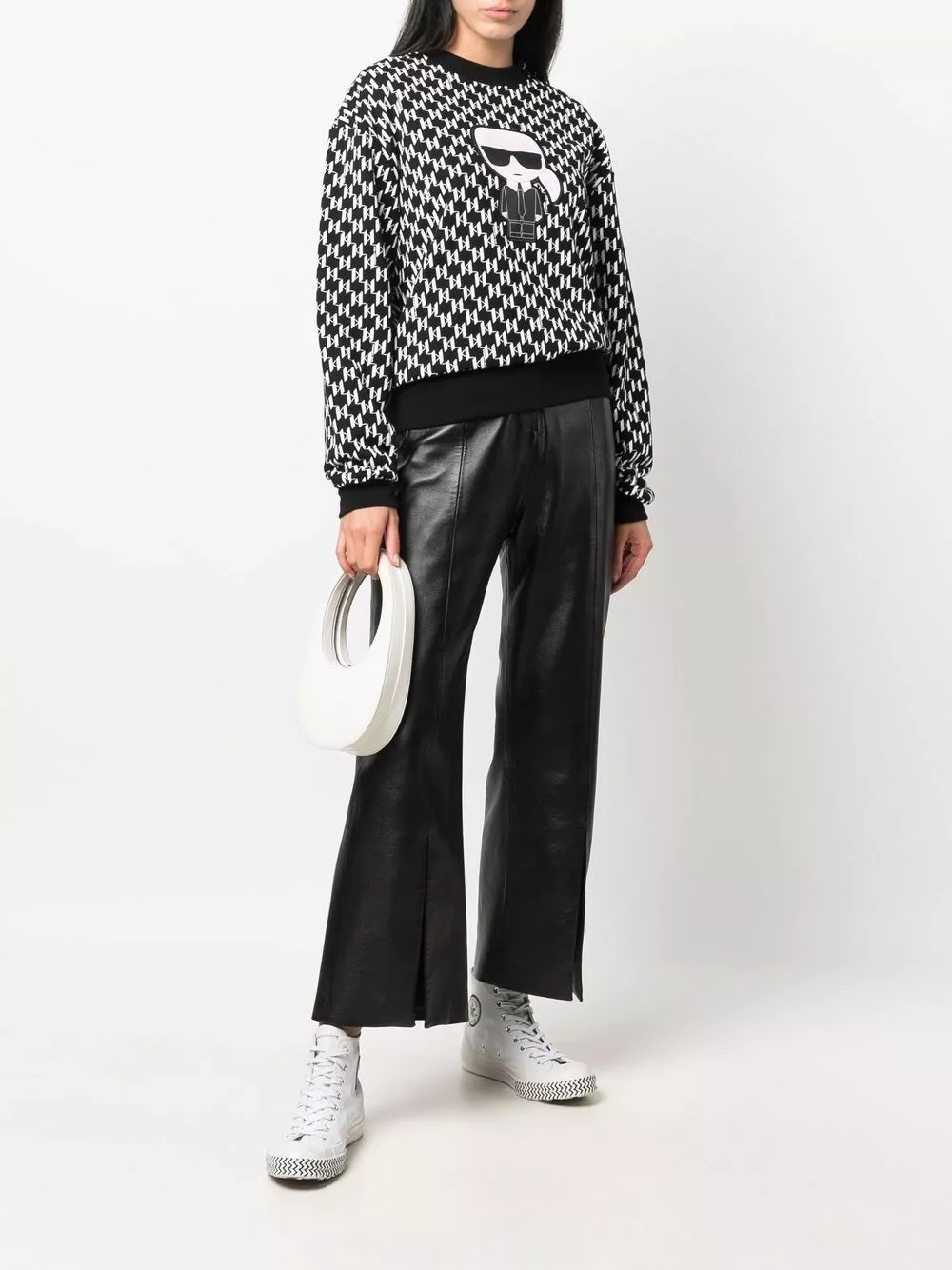 Karl Lagerfeld Karl-patch monogram sweatshirt