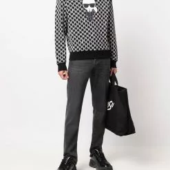 Karl Lagerfeld Karl-patch monogram sweatshirt
