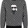 Karl Lagerfeld Karl-patch monogram sweatshirt