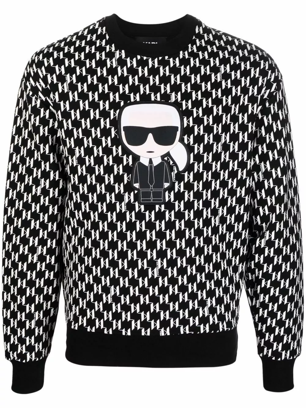 Karl Lagerfeld Karl-patch monogram sweatshirt