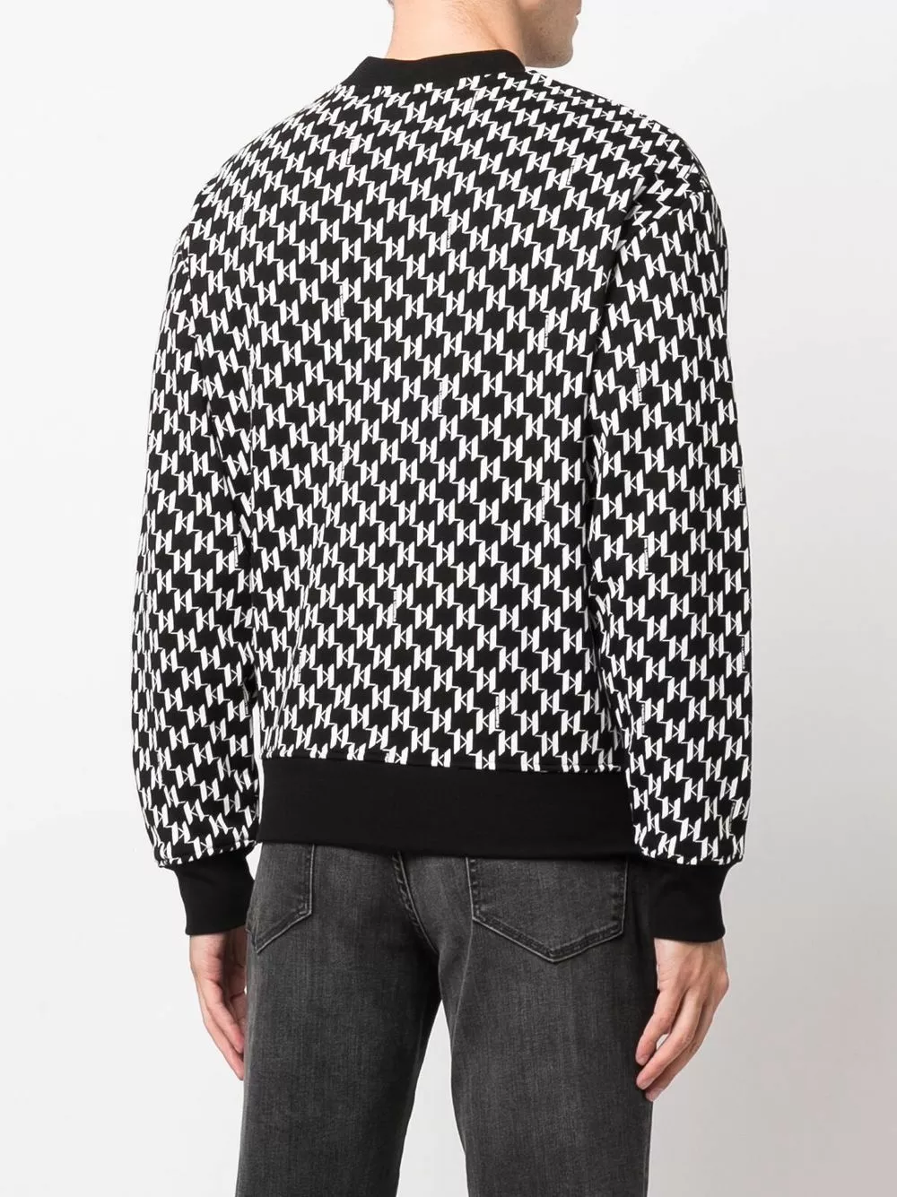 Karl Lagerfeld Karl-patch monogram sweatshirt