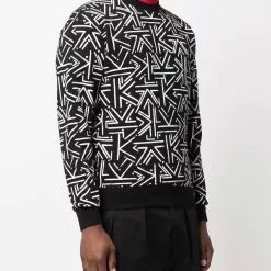 Karl Lagerfeld all-over K-print sweatshirt