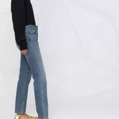 Karl Lagerfeld pointed-collar sweatshirt